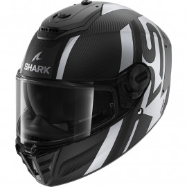 Shark casco moto integral Spartan RS Carbon Shawn mat blanco
