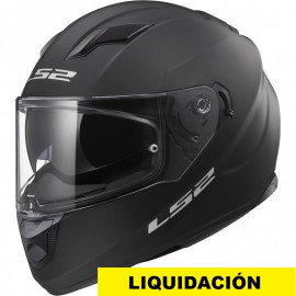 LS2 casco moto integral FF320 Stream Evo negro mate