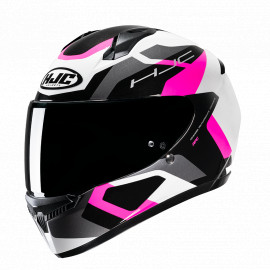 HJC casco moto integral C10 Tins rosa