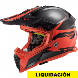 LS2 casco moto integral M437 Fast Evo Roar rojo