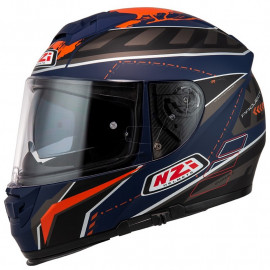 NZI casco moto integral Eurus 2 Project azul naranja