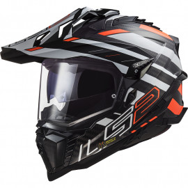 LS2 casco moto trail MX 701C Explorer Carbono 06 Edge NJ