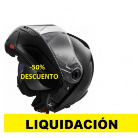 LS2 casco moto modular 325 Strobe negro brillo