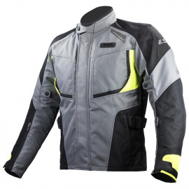 LS2 chaqueta moto Phase gris fluor