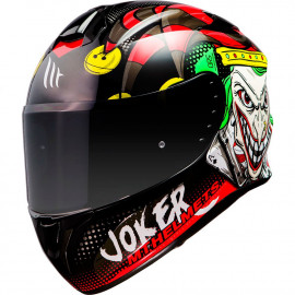 MT casco moto integral Targo Joker negro