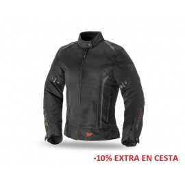 Seventy chaqueta moto mujer verano SD-JT36 negra