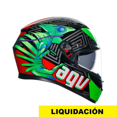 AGV casco moto integral K3 Kamaleon E2206