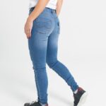 By City pantalón vaquero moto mujer Route II claro
