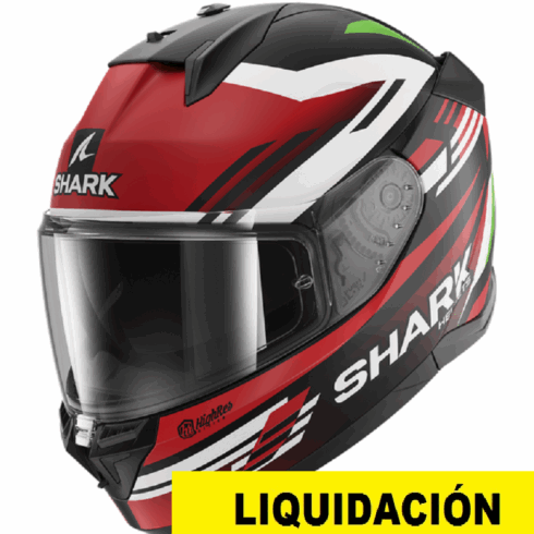 Shark Casco Moto Integral D-SKWAL 3 Blast-R Firstlap rojo