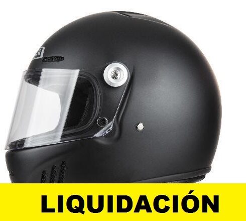 NZI casco moto integral Club negro mate