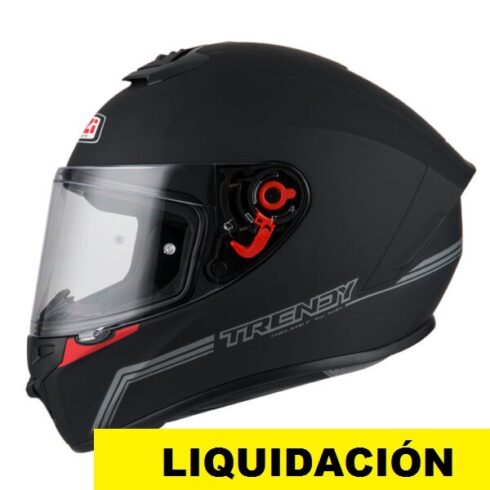 NZI casco moto integral Trendy 2 Nouveau negro mate