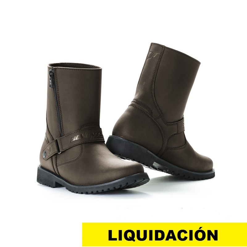 Seventy botas moto mujer BC11 marrón