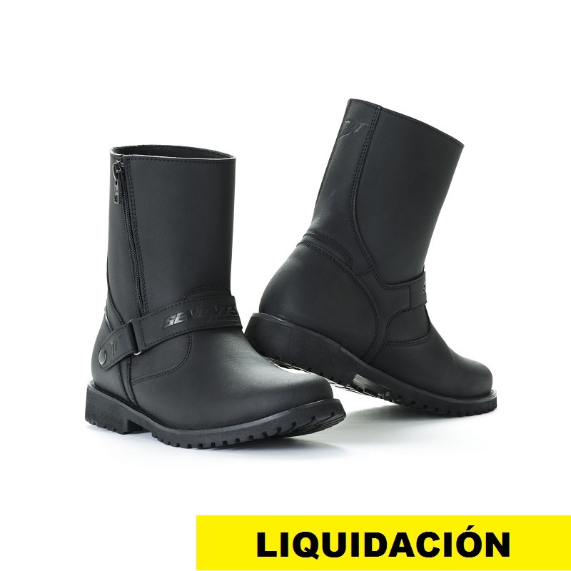 Seventy botas moto mujer BC11 negra