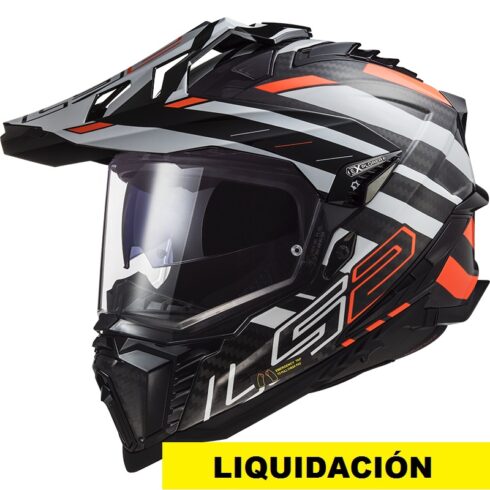 LS2 casco moto Adventure MX 701C Explorer Carbon 2206 Edge NJ