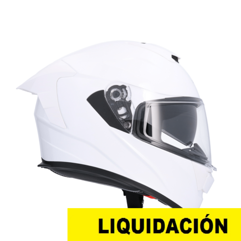 Shiro Casco Moto integral Raptor blanco