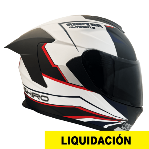 Shiro Casco Moto integral Raptor Ultimate blanco