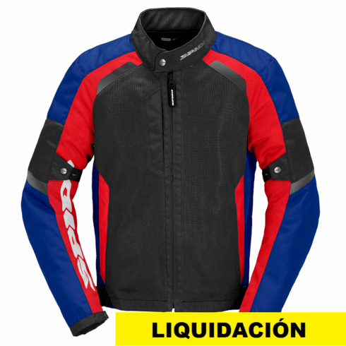 Spidi chaqueta moto Tek net azul rojo