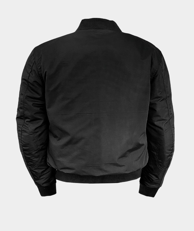 QuarterMile Chaqueta Moto Bomber negra - Imagen 2