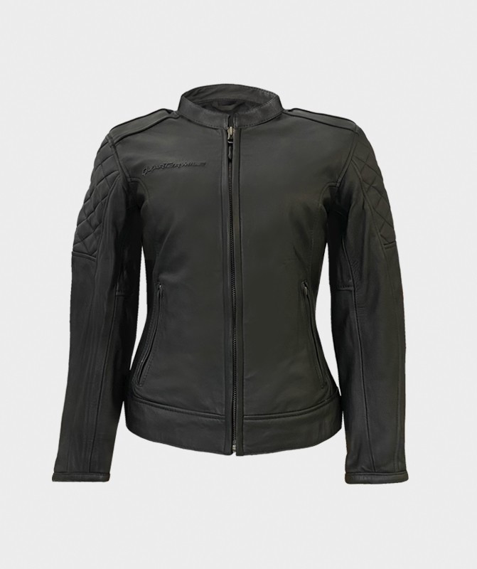 Quartermile chaqueta moto mujer piel Classic 2.0 Negra
