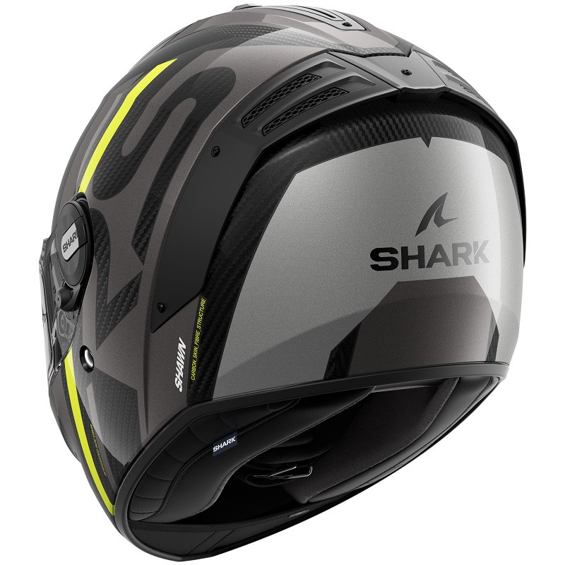 Shark casco moto integral Spartan RS Carbon Shawn fluor - Imagen 2
