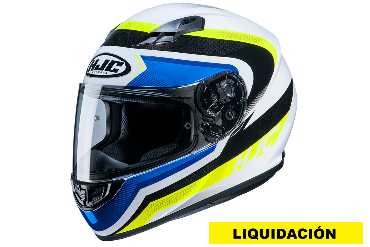 HJC casco moto integral CS 15 Rako MC24 AM/AZ