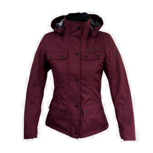 Quartermile chaqueta moto mujer Selene burdeos