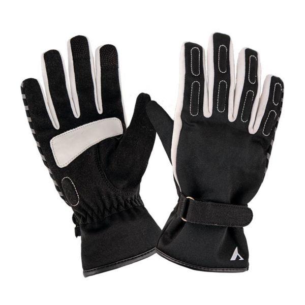By City Guantes mujer moto Portland II gris