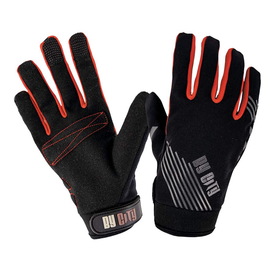 By City Guantes Moto Moscow rojo