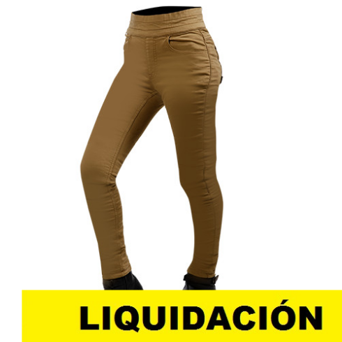 Overlap Leggings moto mujer Jane Camel