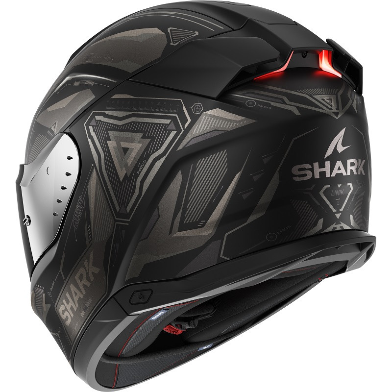 Shark Casco Moto Integral SKWAL i3 Linik Negro mate - Imagen 2