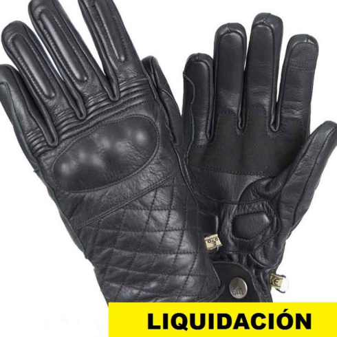 By City guantes moto Cafe II negros
