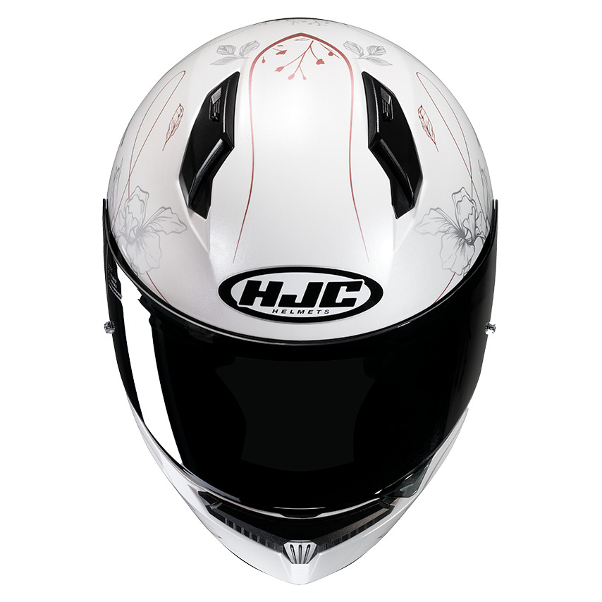 HJC casco moto integral C10 Epik blanco - Imagen 2