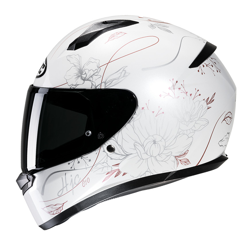 HJC casco moto integral C10 Epik blanco - Imagen 3