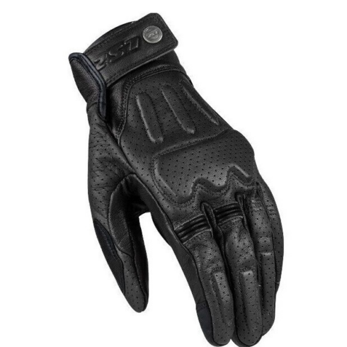 LS2 guantes moto Rust negro
