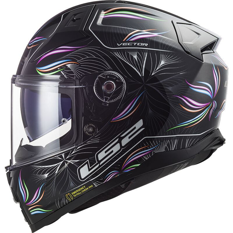 LS2 casco moto full face FF811 Vector II Tropical - Imagen 3