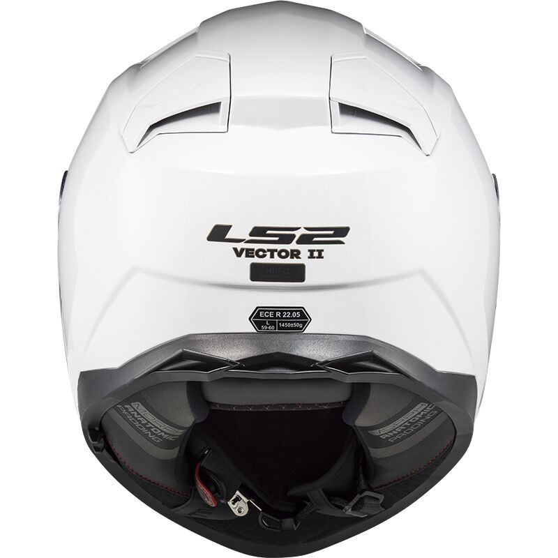 LS2 casco moto full face FF811 Vector II mono blanco - Imagen 2