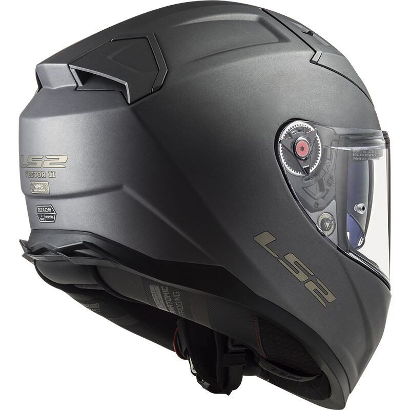 LS2 casco moto full face FF811 Vector II titanio - Imagen 3
