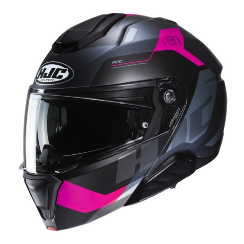 HJC Casco moto modular I91 Carst MC8SF rosa