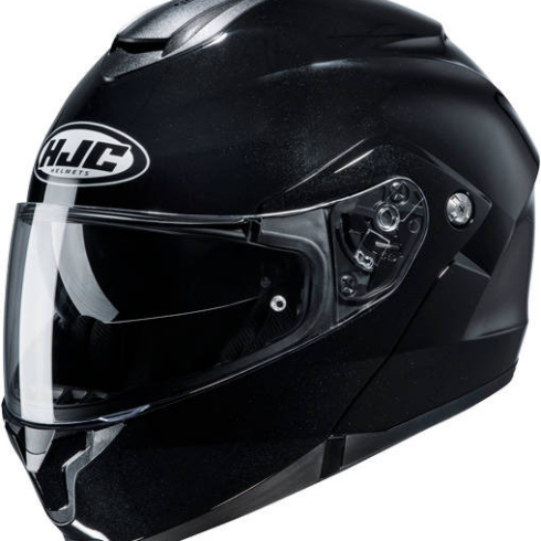 HJC Casco moto modular C91N negro brillo