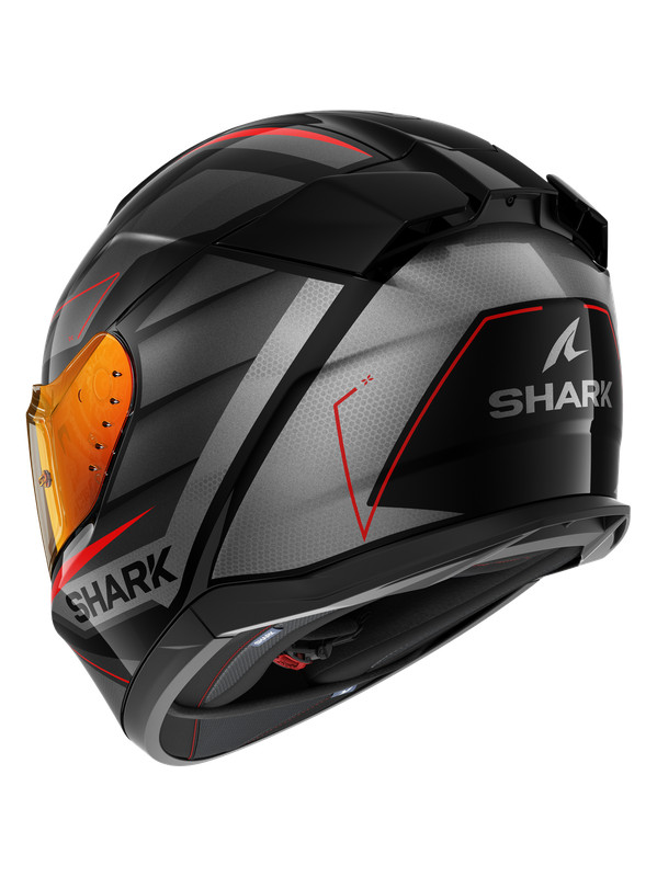 Shark Casco Moto Integral D-SKWAL 3 Sizler rojo - Imagen 2