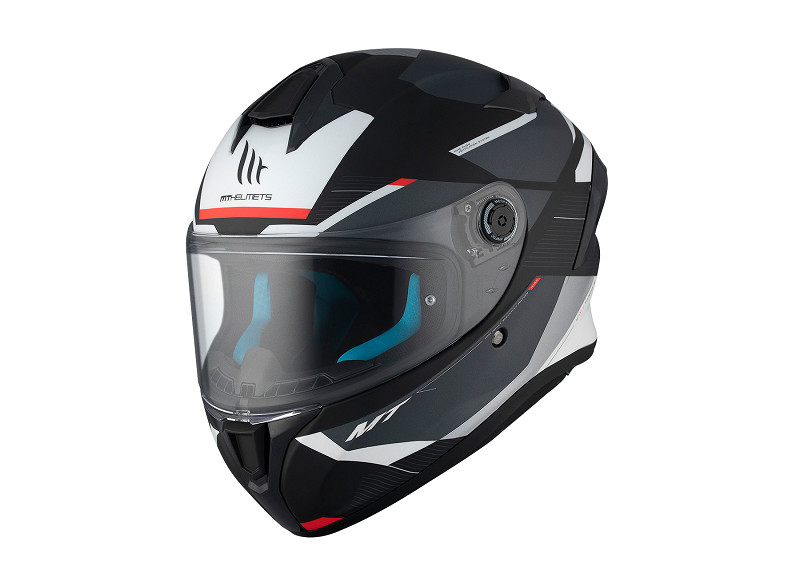 MT casco moto integral Targo S Kay B2 negro mate - Imagen 2