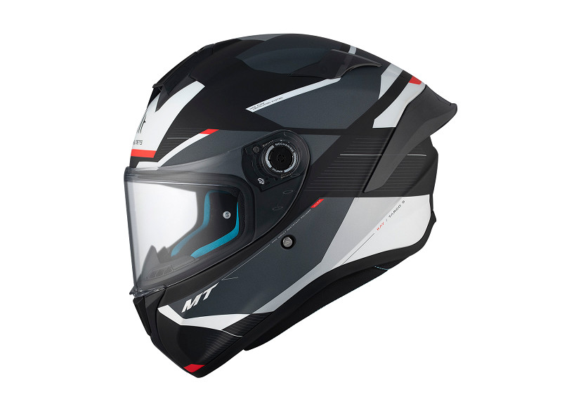 MT casco moto integral Targo S Kay B2 negro mate - Imagen 3