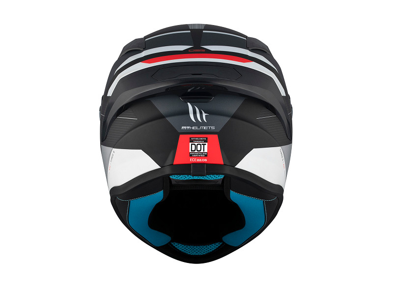 MT casco moto integral Targo S Kay B2 negro mate - Imagen 6