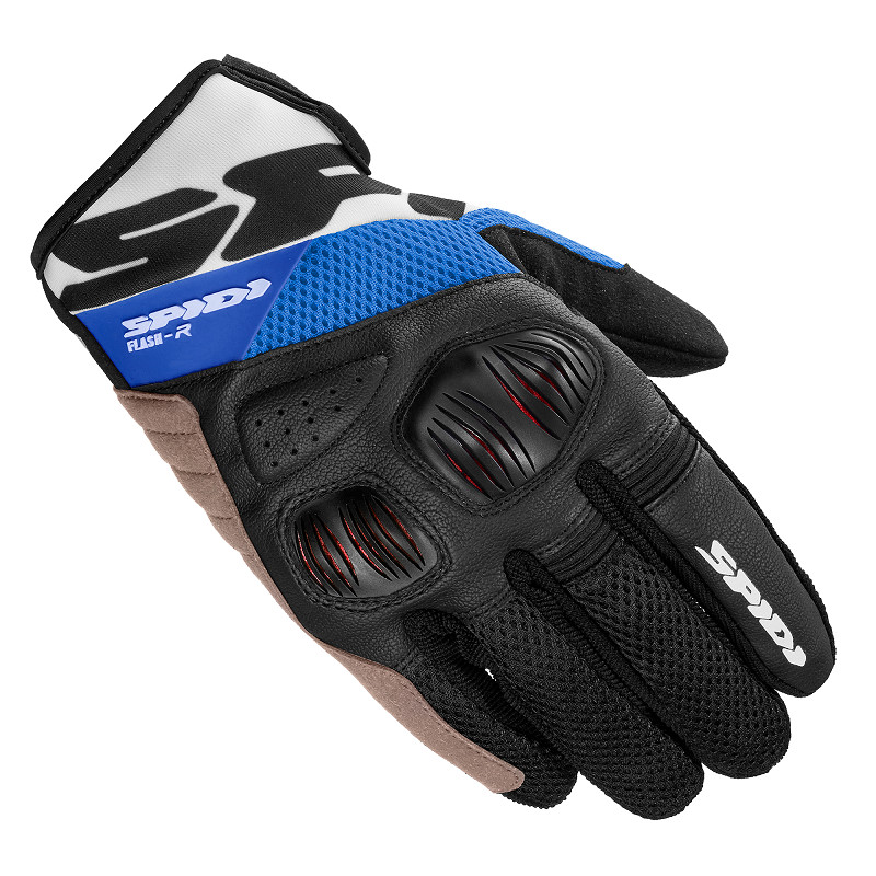 Spidi guantes moto verano Flash R evo azul