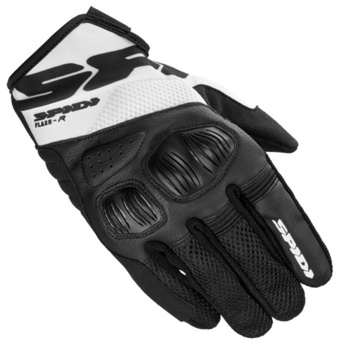 Spidi guantes moto verano Flash R Evo blanco