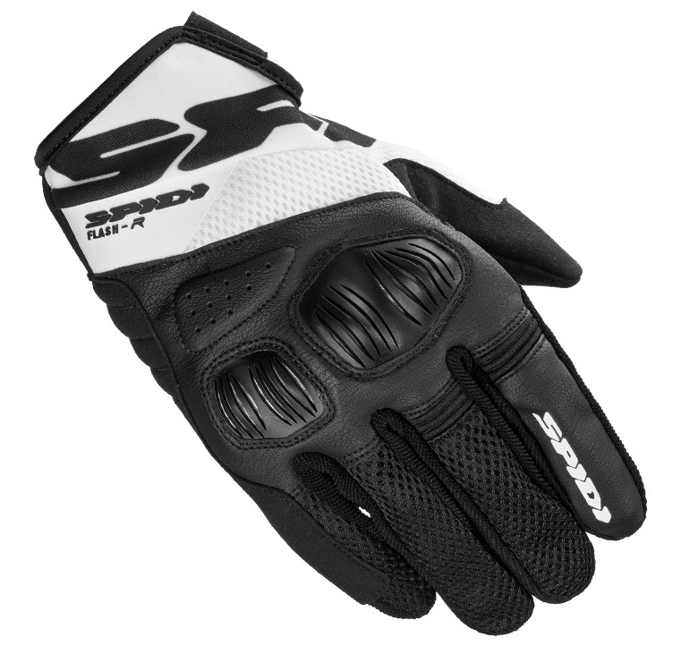 Spidi guantes moto verano Flash R Evo blanco