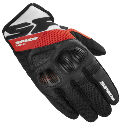 Spidi guantes moto verano Flash R Evo rojo