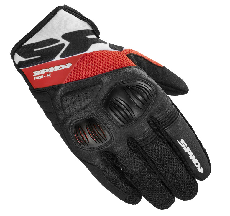 Spidi guantes moto verano Flash R Evo rojo