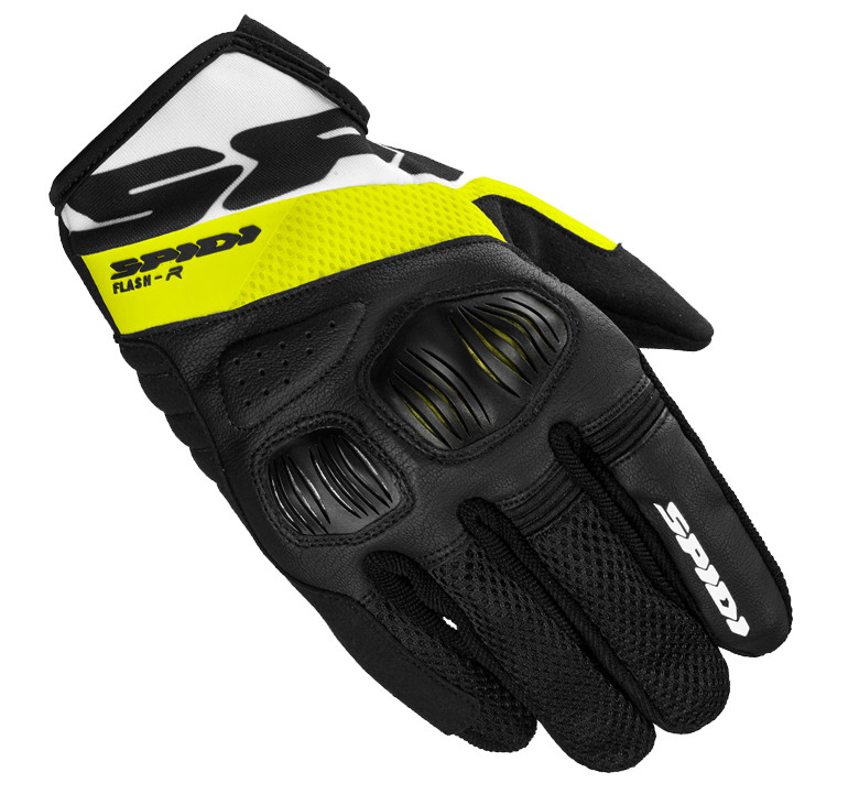 Spidi guantes moto verano Flash R evo amarillo