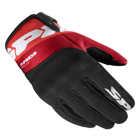 Spidi guantes moto verano Flash-KP rojo